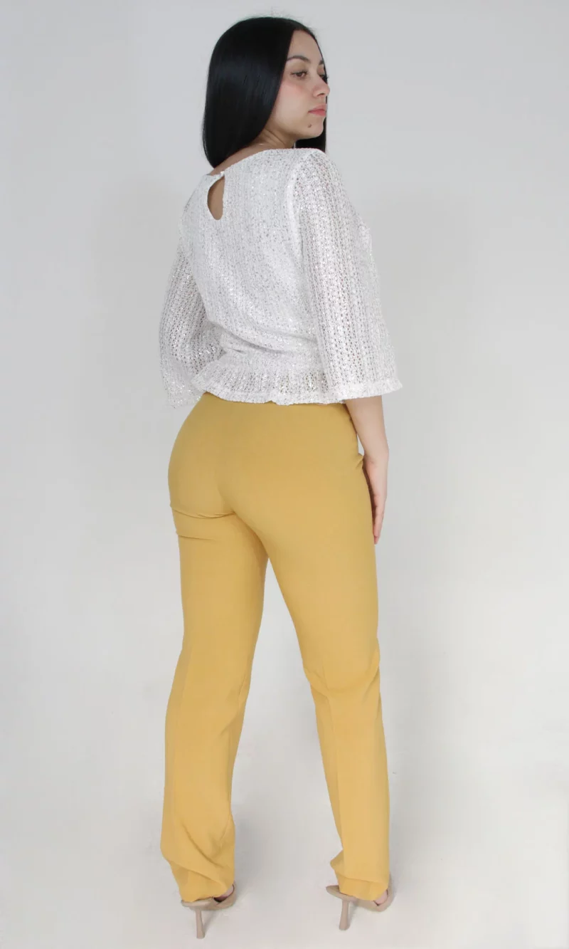 Pantalón mujer unicolor - Imagen 4