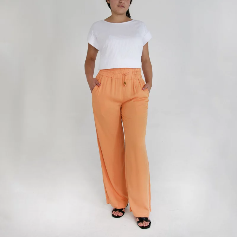 Pantalón mujer unicolor