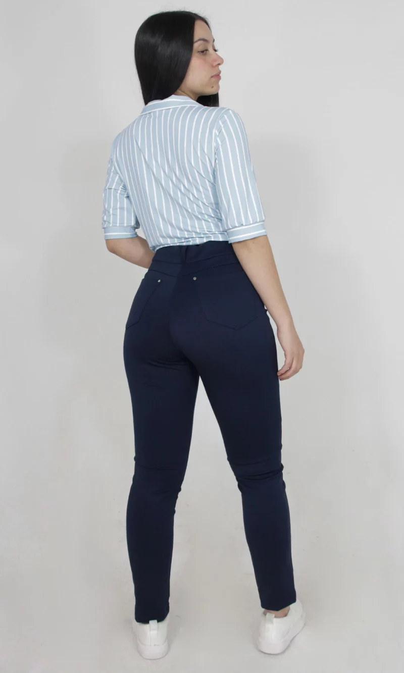 Pantalón mujer unicolor - Imagen 2