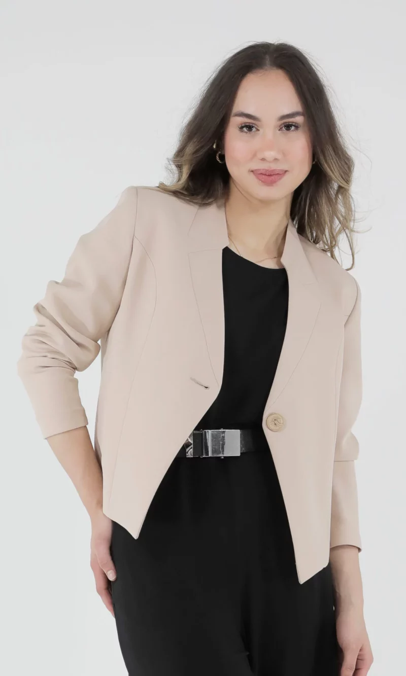 Chaqueta mujer unicolor