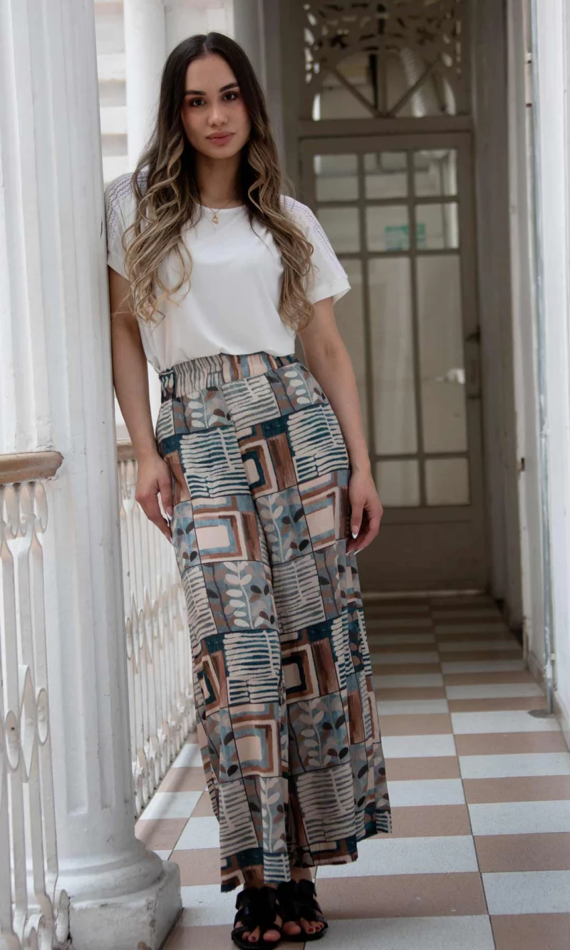 Pantalón mujer estampada