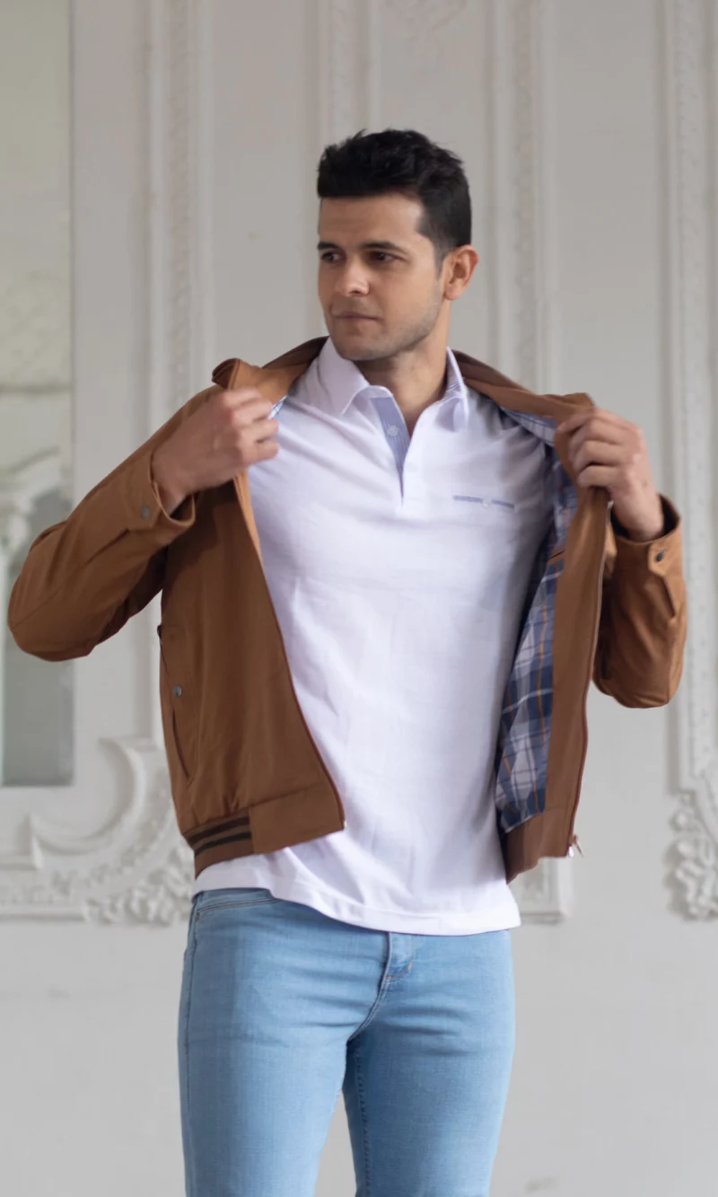 Chaqueta hombre unicolor - Imagen 3