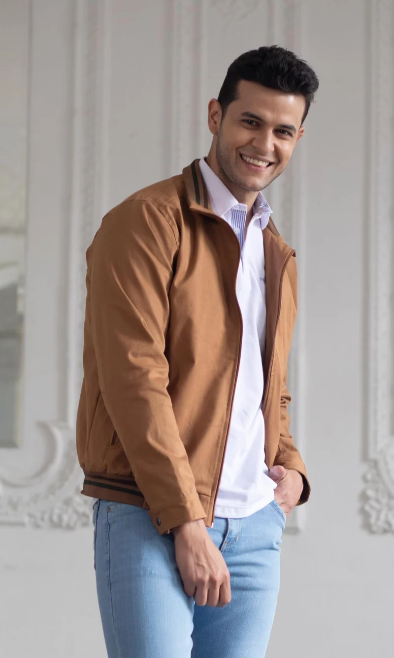 Chaqueta hombre unicolor - Imagen 2