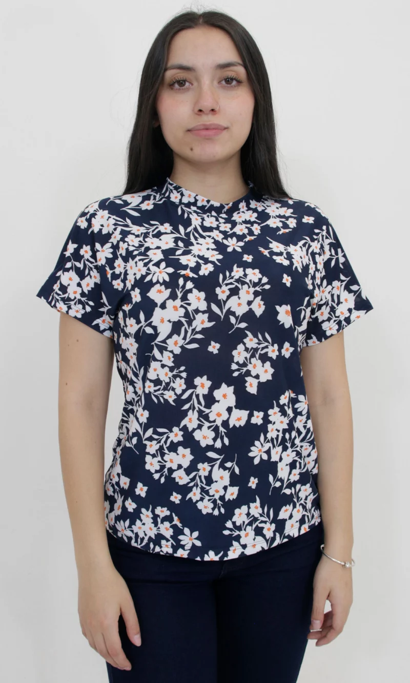 Camiseta mujer manga corta estampada - Imagen 3