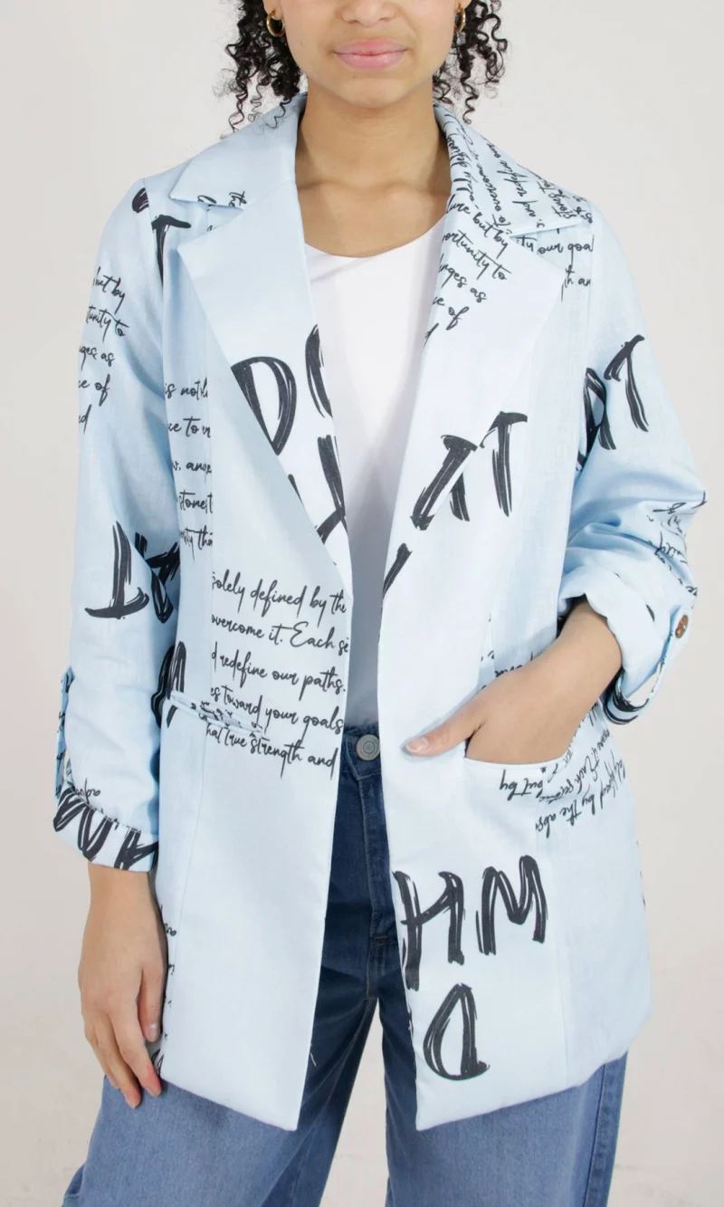 Chaqueta mujer estampada - Imagen 3