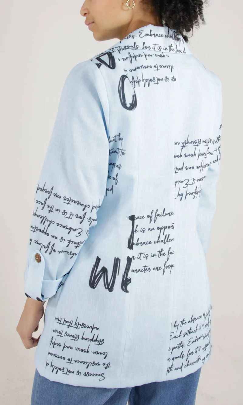 Chaqueta mujer estampada - Imagen 4