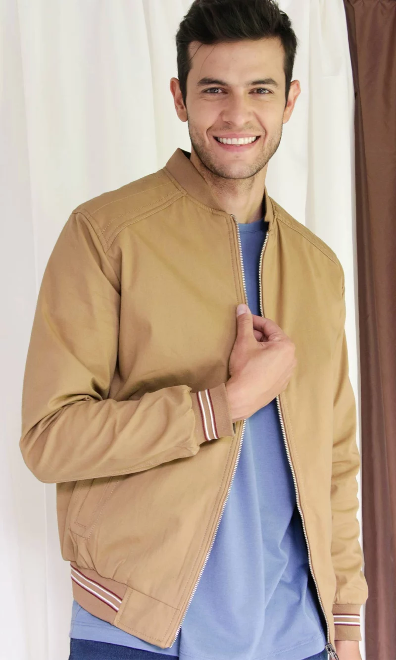 Chaqueta hombre unicolor - Imagen 3