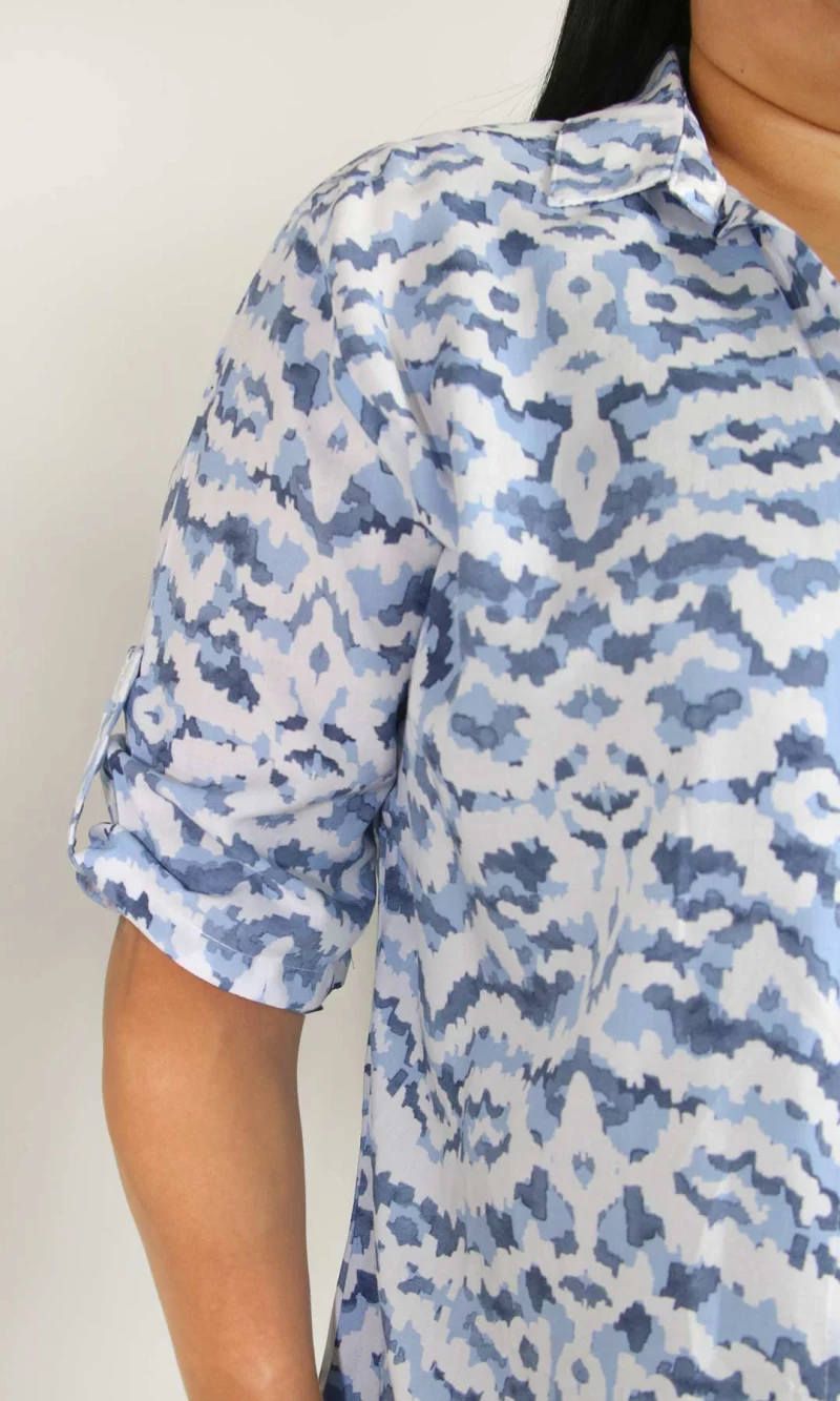 Blusa mujer estampada - Imagen 2